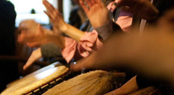 Swingende percussie workshop